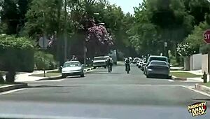 her big tits made two guys so horny they gave her a double penetration