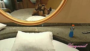 Paid 200 to Fuck This Latina Whore in a Hotel Room, Intense and Dirty