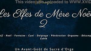 naughty les elfes de mere noel 2 chatting dirty in french and squirting 😏