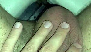 Sticking magnets into piercing holes on penis