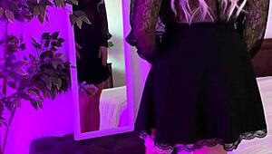 gorgeous mature in a sexy garter belt