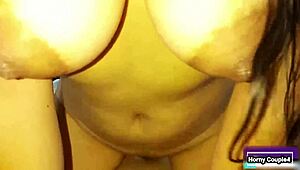 My tits bounce while getting fucked