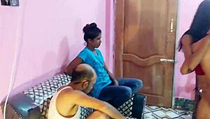 She looks sexy taking cocks, adding friends for foursome