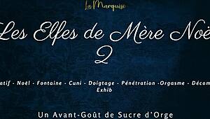 naughty les elfes de mere noel 2 chatting dirty in french and squirting 😏