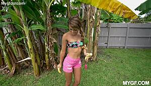 Pussy Goes Bananas In This Wild Interracial Ride