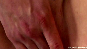 Blonde Beauty Receives Intense Messy Facial