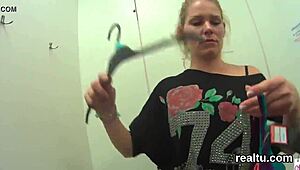 adorable czech chick seduced in shopping centre pov banging