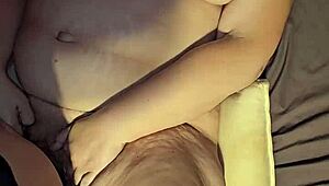 creampie to hot preggo milf with hard nipples - wow, so intense! 😍