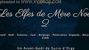 naughty les elfes de mere noel 2 chatting dirty in french and squirting 😏