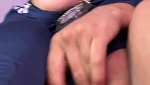 stop and cover my sexy tits with your hot cum