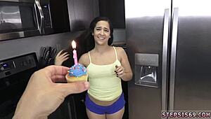 Want to see juicy teen 18+ get creampied? It's her devirginizing birthday.
