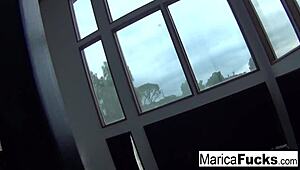 hottie marica hase records herself masturbating