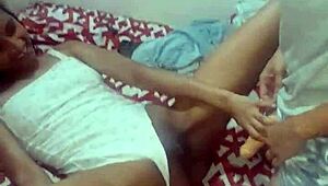 amateurs fat latina and lesbian neighbor arrive at my house for real sex, she fucks me good pt1