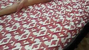 amateurs fat latina and lesbian neighbor arrive at my house for real sex, she fucks me good pt1