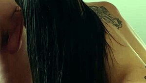 An amateur fake tit latina eagerly sucks and fucks for a huge facial cumshot