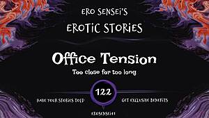 Feel the office tension build in this erotic audio!