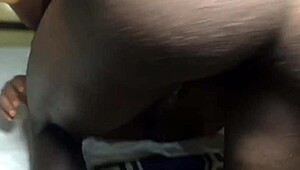 I am the horny teen with beautiful big tits and creamy pussy getting drilled by a black anaconda cock.