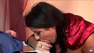 Naughty angel with small tits gets ass drilled hard