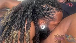 Lucio Enjoys Licking Wet Pussy Close-Up