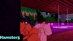 wow, roblox futa gets her ass fucked!