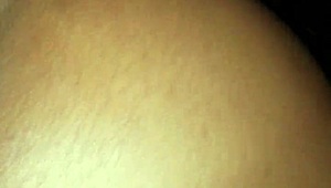 Pounding that fat ass with a massive black cock in doggystyle position.