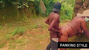 Curvy Bbw Fucks Hardcore Outside