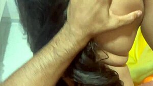 Beautiful woman with long hair and big ass gets fucked by swinger in group