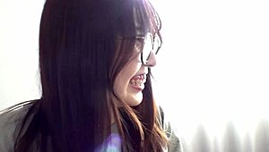 Serious-Looking Tutor Kohaku Teases Nipples With Sassy H-Cup Fun!