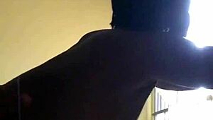 Rider vs jet lady lover doing doggy style in a short room