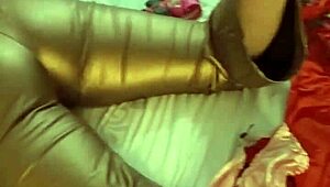 Clothed french amateur gets pussy pounded with spanking!