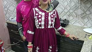 Indian Desi Bhabhi In Kitchen