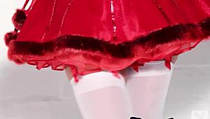 little red riding hood leanna decker introducing her huge natural boobs in stockings