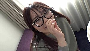 Serious-Looking Tutor Kohaku Teases Nipples With Sassy H-Cup Fun!