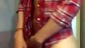 petite milf teases with underwear and full bottom