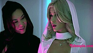 Star whores family whores in taboo parody threesome