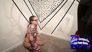 Tied Up Savanna Takes Thick BBC Pleasure