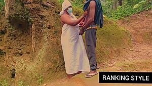 Curvy Bbw Fucks Hardcore Outside