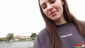 german scout small tits long labia teen emma evans pickup and talk to hard casting fuck