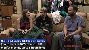 that was doctor who - nova maverick in nurse roleplay, licking pussy backstage.