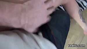 fantastic czech cutie seduced in supermarket.