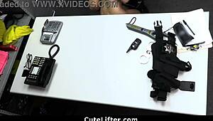 Leana caught with stolen sunglasses