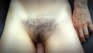 big dick stepson close up fucks hairy wet cunt stepmom and cumshot