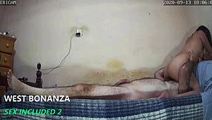 bartender afternoon fuck double cumshot