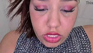 Kelly the prostitute in Colombian night club gets fucked hard