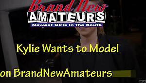 petite brunette cutie kylie sucks cock and gets pink pussy fucked