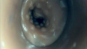 Внутренняя камера ловит еблю пизды до большого пульсирующего кремпая