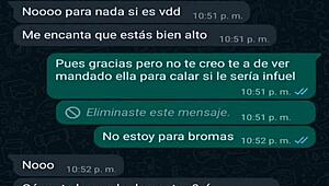 mi amiga en mini short se pone caliente el chat de whatsapp