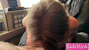 stranger fucks amateur slut on amtrak train 😈