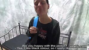 Exceptional Czech Teen Seduced in Shopping Centre and Drilled POV