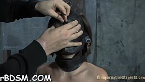 Shocking Prod on Bounded Chicks Milk Cans and Shaved Twat